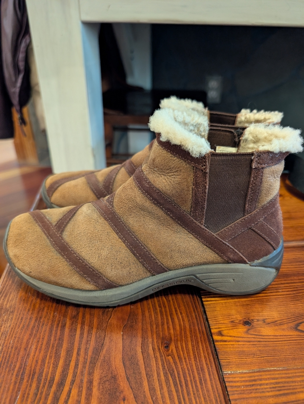 Merrell Encore Flurry Cocoa Boot OrthoLite QForm Comfort Ankle Boots Size 6